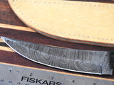 Hand Forged Damascus All Purpose 10" Sportsman Knife. #5814