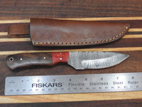 Hand Forged Hand Made Damascus Skinner Knife #22-24