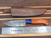 Hand Forged Hand Made Damascus Skinner Knife #24-24