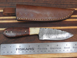 Hand Forged Hand Made Damascus Skinner Knife #35-24