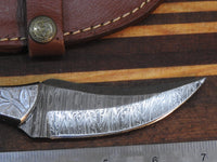 Hand Forged Hand Made Custom Victorian Era Damascus Knife #4-24