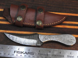 Hand Forged Hand Made Custom Victorian Era Damascus Knife #4-24
