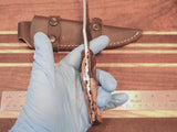 Hand Forged Handmade  Old School Blacksmith Skinner Knife #5636