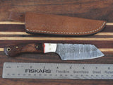 Hand Forged Hand Made Damascus Camping Chopping Knife #5682