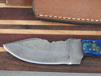 Handmade Hand Forged Custom Damascus Skinner Knife. #5685