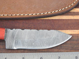 Handmade Hand Forged Custom Damascus Skinner Knife. #5695