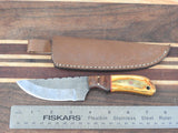 Handmade Hand Forged Damascus Skinner Knife. # 5713