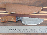 Handmade Hand Forged Damascus Skinner Knife. # 5716