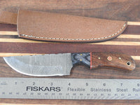 Handmade Hand Forged Damascus Skinner Knife. # 5716