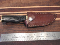 Hand Forged Damascus All Purpose Sportsman Gut Hook Knife. B-5611