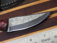 Hand Forged Damascus Collectors Custom Knife. D106