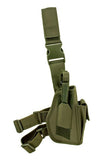 Ranger Tactical Full Leg Drop Holster Black Or OD Green