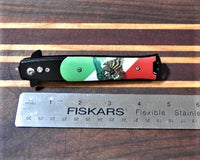 Mexican Flag Switchblade #51